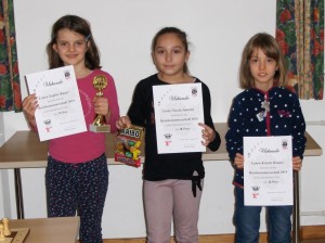 U10w: Bauer (1.), Ianosiu (3.), Krause (2.)